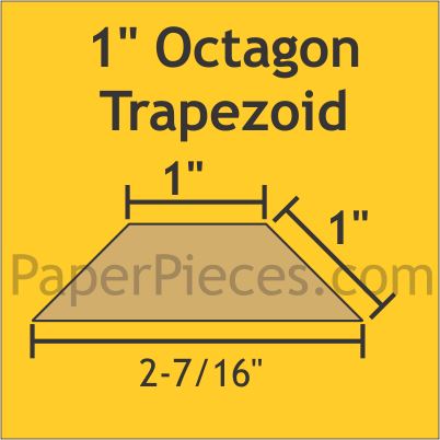 1" Octagon Trapezoids