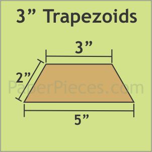 3" Trapezoids