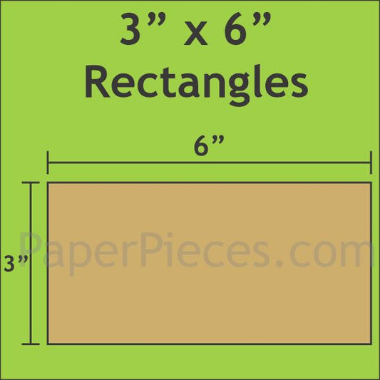 3" x 6" Rectangle