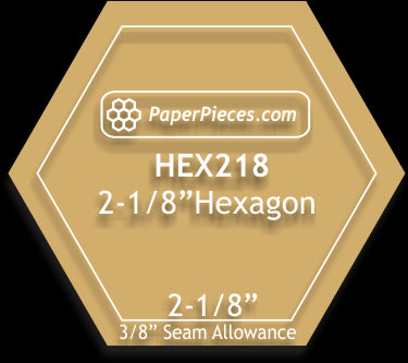 2-1/8" Hexagons