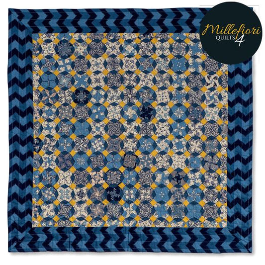 When You Get the Blues, Take it Easy found in Millefiori Quilts 4 by Willyne Hammerstein