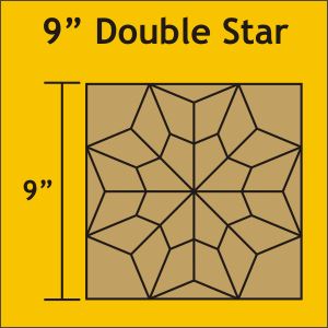 9" Double Star Block