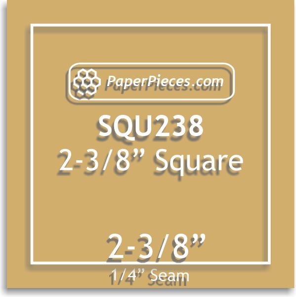 2-3/8" Squares