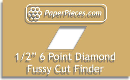1/2" 6 Point Diamond Fussy Cut Finder