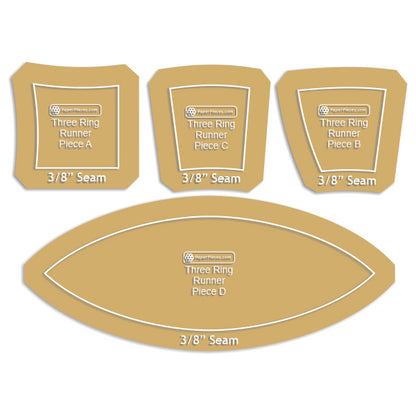 Three Ring Table Runner by Paper Pieces®