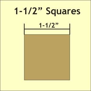 1-1/2" Squares