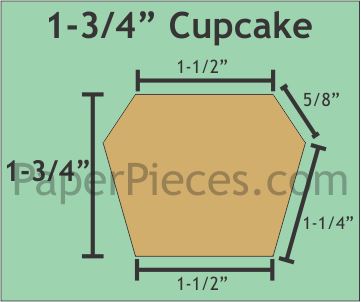 1-3/4" Cupcake