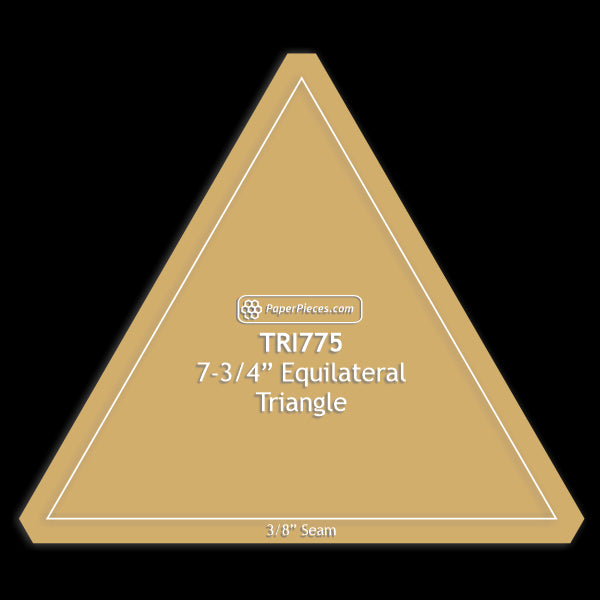 7-3/4" Equilateral Triangle