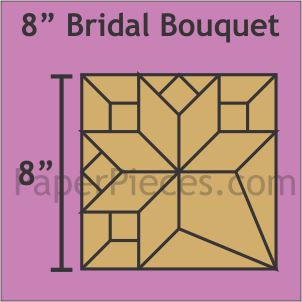 8" Bridal Bouquet