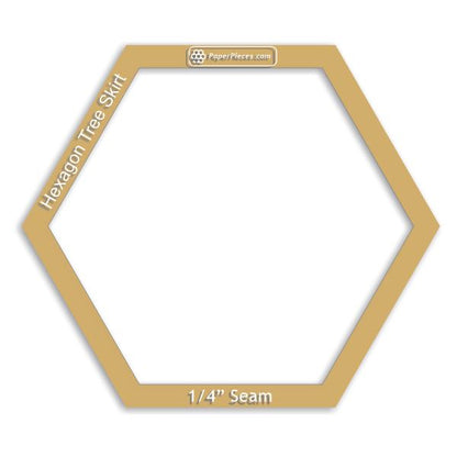 Hexagon Tree Skirt by Paper Pieces®