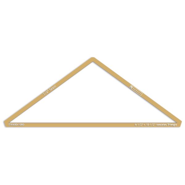 6-1/2" x 10-1/2" Isosceles Triangle