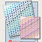 Rippling Mosaics - Cool and Warm Pattern by Sarah J Maxwell