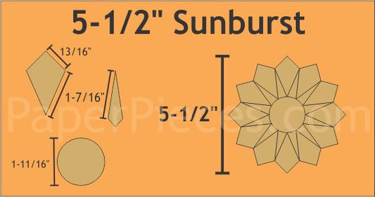 5-1/2" Sunburst