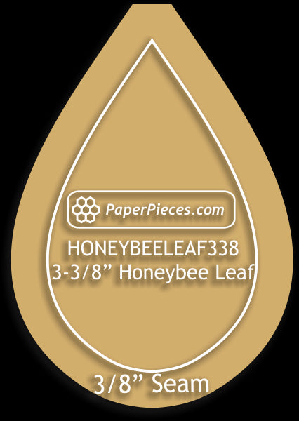 3-3/8" Honeybee Leaf