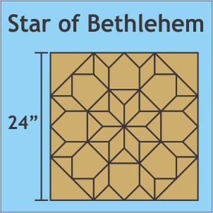 24" Star of Bethlehem Blocks