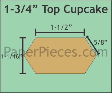 1-3/4" Top Cupcake