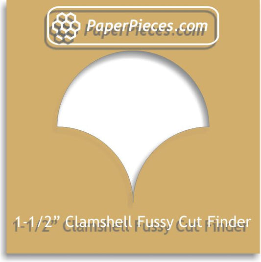 1-1/2" Clamshell Fussy Cut Finder