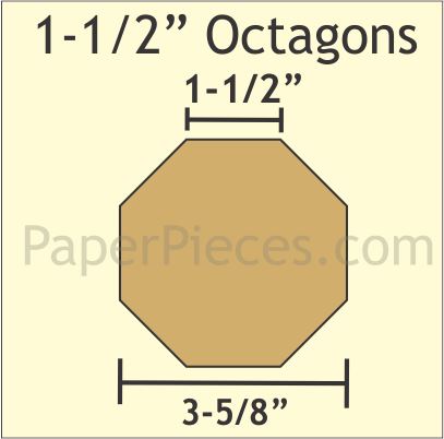 1-1/2" Octagons