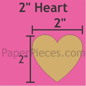 2" Hearts