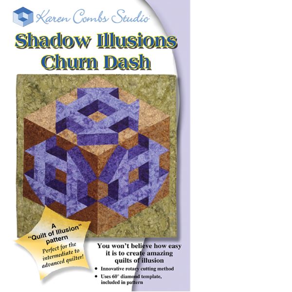 Shadow Illusions - Churn Dash by Karen Combs