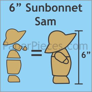 6" Sunbonnet Sam