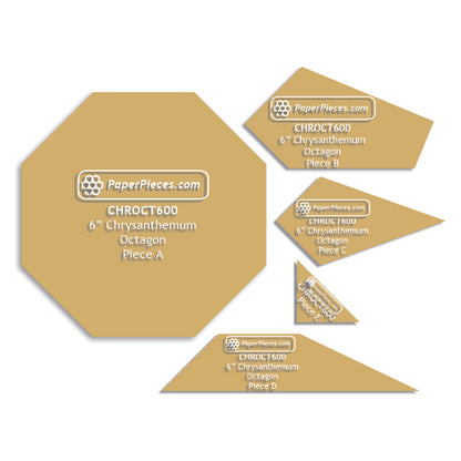 6" Chrysanthemum Octagon