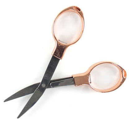 Rose Gold Folding Scissors