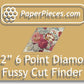 1/2" 6 Point Diamond Fussy Cut Finder