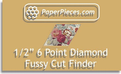 1/2" 6 Point Diamond Fussy Cut Finder