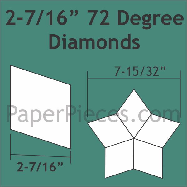 2-7/16" 72 Degree Diamond