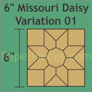 6" Missouri Daisy Variation 01