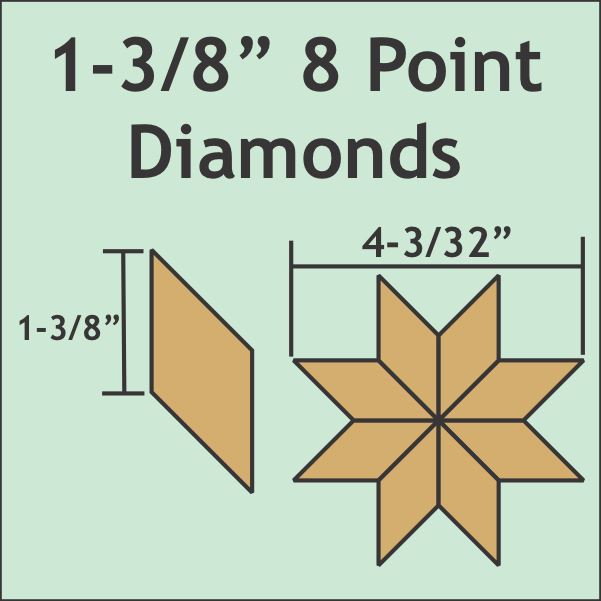 1-3/8" 8 Point Diamond