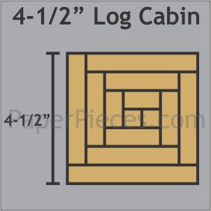 4-1/2" Log Cabin