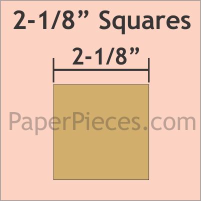 2-1/8" Squares