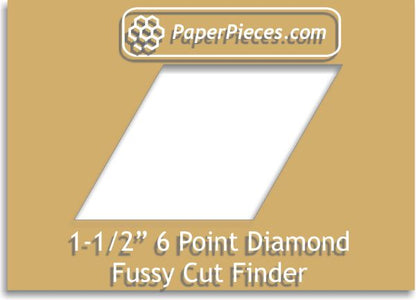1-1/2" 6 Point Diamond Fussy Cut Finder