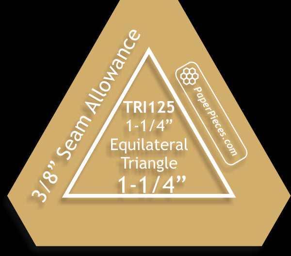 1-1/4" Equilateral Triangles