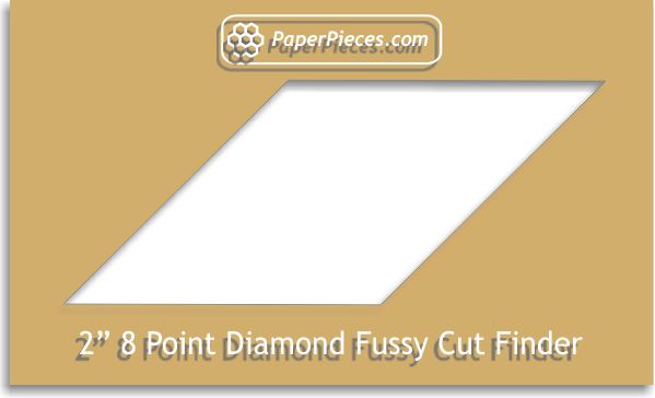 2" 8 Point Diamond Fussy Cut Finder