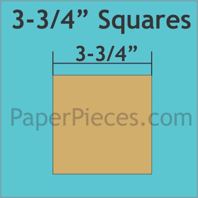 3-3/4" Squares