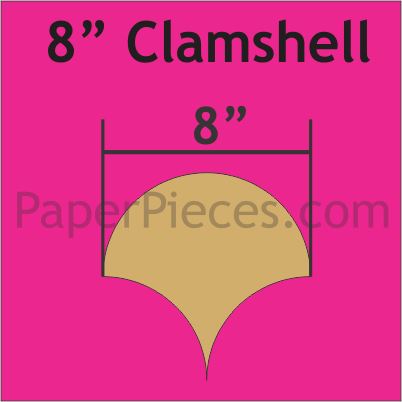 8" Clamshell