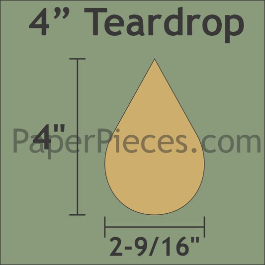 4" Teardrop