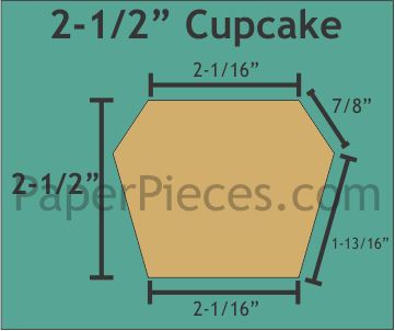 2-1/2" Cupcake