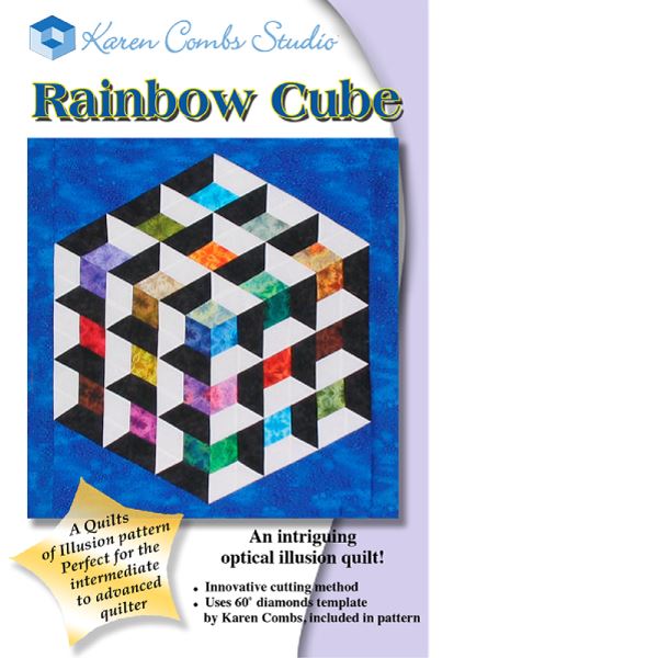 Rainbow Cube by Karen Combs