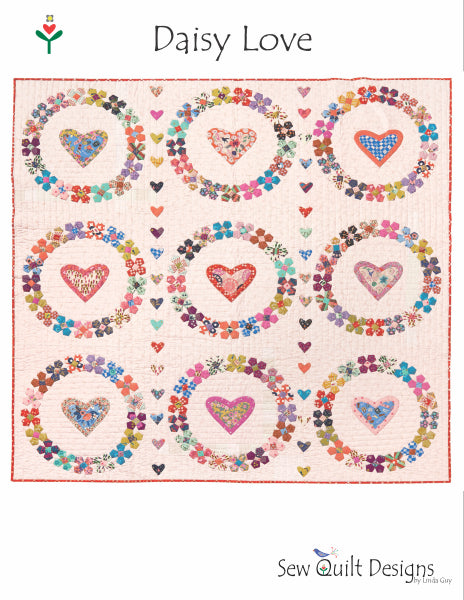 Daisy Love by Linda Guy of Sew Quilt Designs