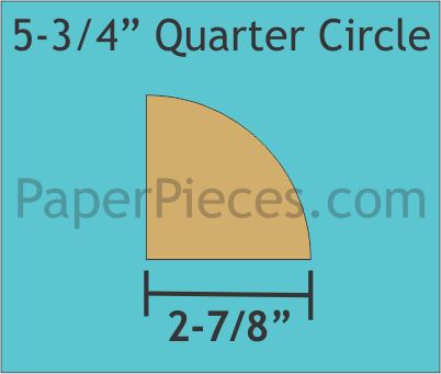 5-3/4" Quarter Circles