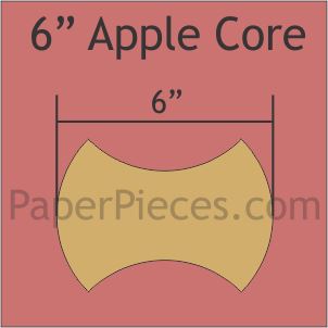 6" Apple Core