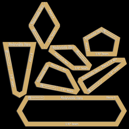 Modernistic Stars by Paper Pieces®