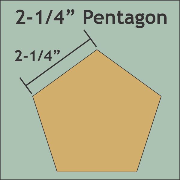 2-1/4" Pentagon