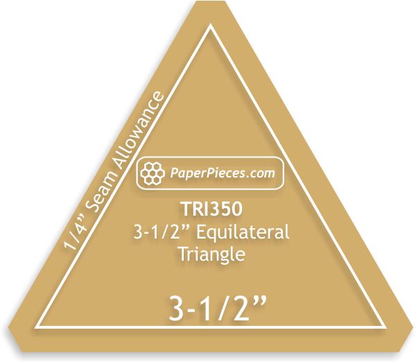3-1/2" Equilateral Triangles