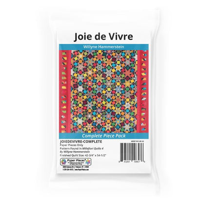 Joie de Vivre found in Millefiori Quilts 4 by Willyne Hammerstein