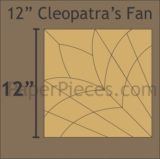 12" Cleopatra's Fan